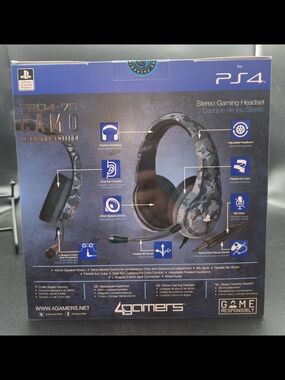 PRO4-70 Camo Midnight Edition Stereo Gaming Headset for PS4, New In Box